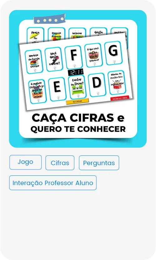 Caça Cifras e Quero te Conhecer