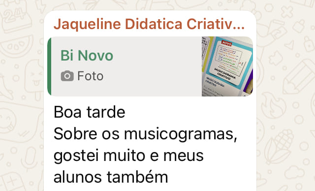 Depoimento de professor
