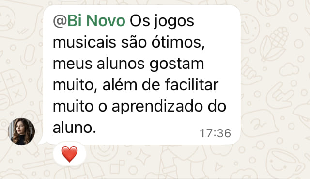 Depoimento de professor